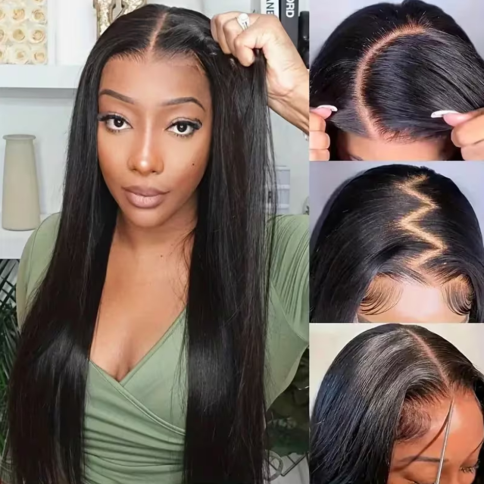 Wig rambut manusia tanpa lem 9 - Glueless Wear And Go Human Hair Wig ulasan dan harga