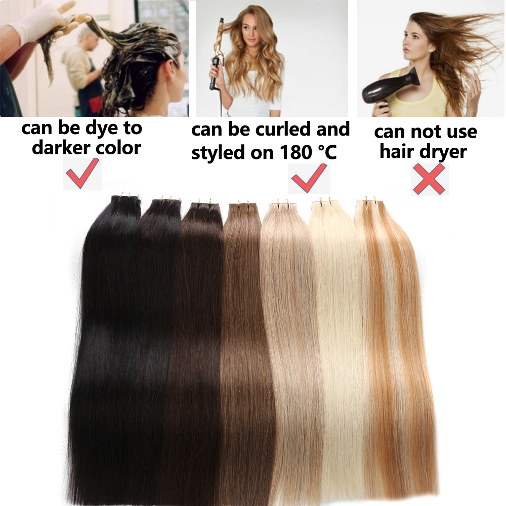 BHF Tape In Hair Extensions Ra - Invisible Tape In Extensions Real Hair ulasan dan harga
