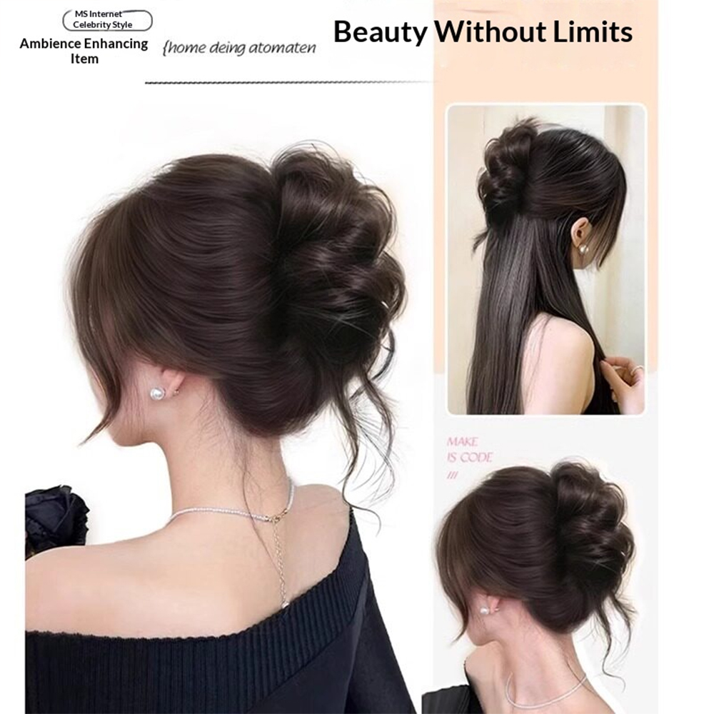 1 Buah Klip Cakar Ekstensi San - Claw Clip Messy Bun Hair Piece ulasan dan harga