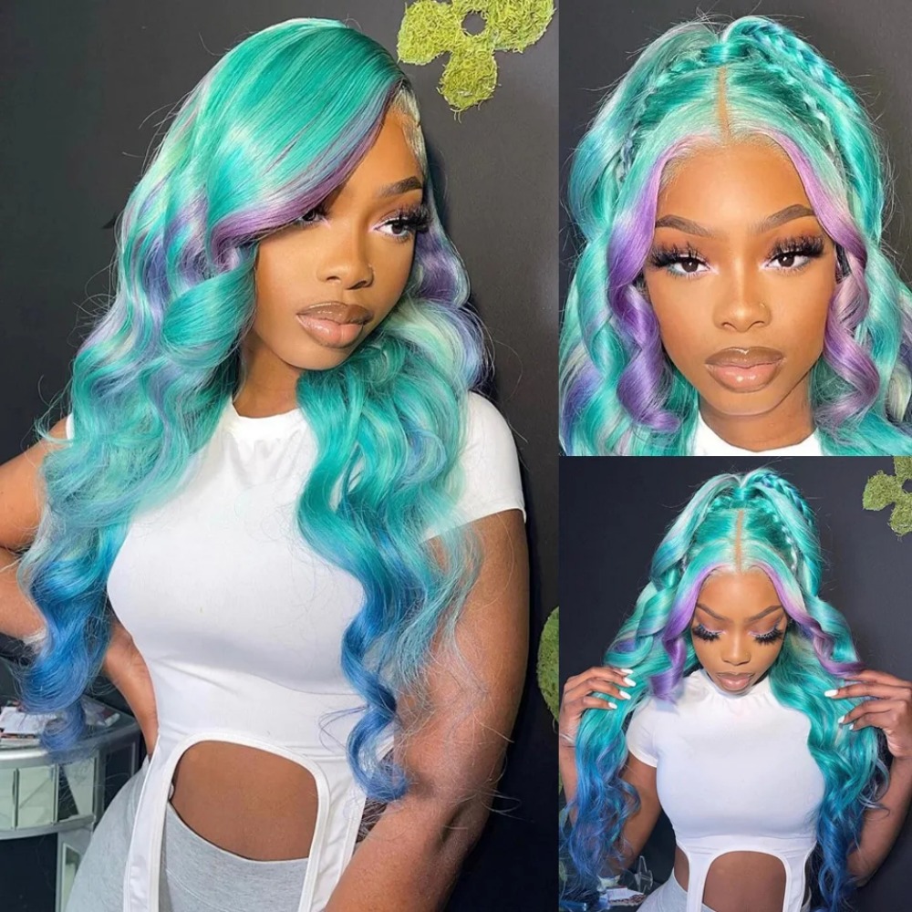 Wig Rambut Manusia 613 Blonde  - 613 Blonde Body Wave Lace Front Wig ulasan dan harga